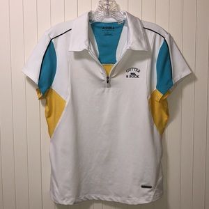 CUTTER & BUCK Annika Golf Polo Zip, Vented, SS, M